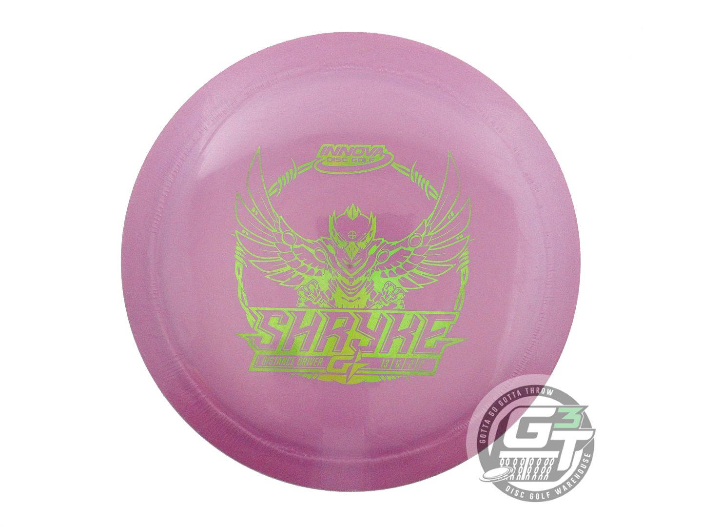 USED Innova GStar Shryke 165g Lilac Lime Foil Distance Driver Golf Disc