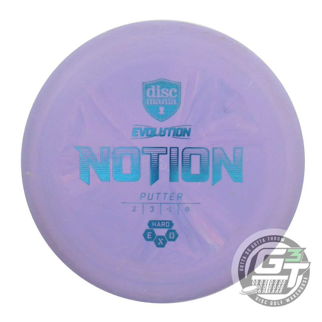 USED DiscMania EXO Hard Notion 173g Purple Blue Foil Putter Golf Disc