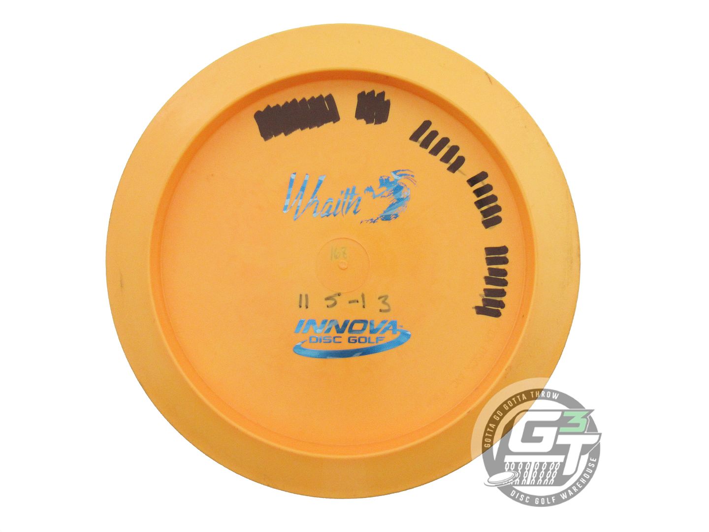 USED Innova Backstamp Star Wraith 168g Marigold Blue Camo Foil Driver Golf Disc