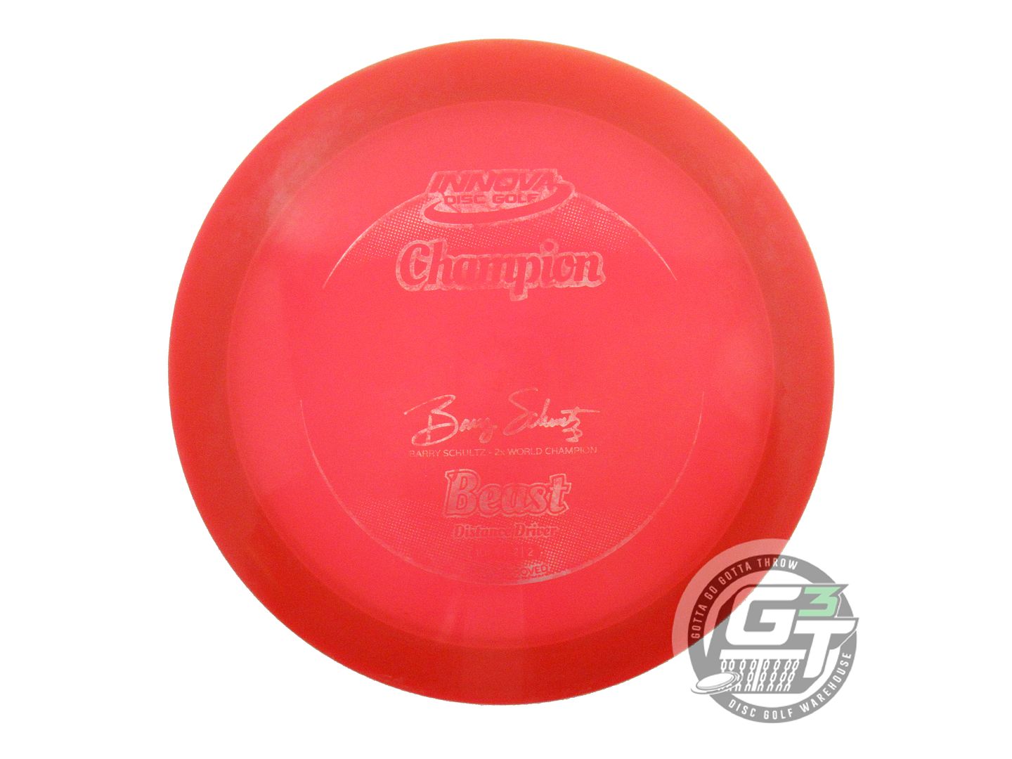 USED Innova Champion Beast 173g Red Silver Foil Distance Driver Golf Disc