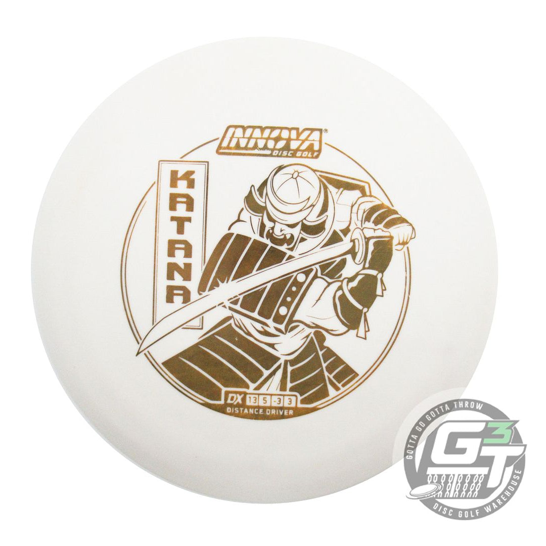 USED Innova DX Katana 173g White Brown Stamp Distance Driver Golf Disc