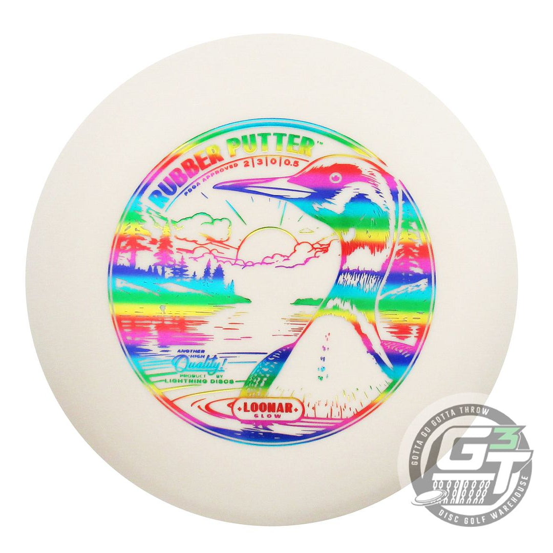 Lightning Loonar Glow Rubber Putter Golf Disc (Individually Listed)