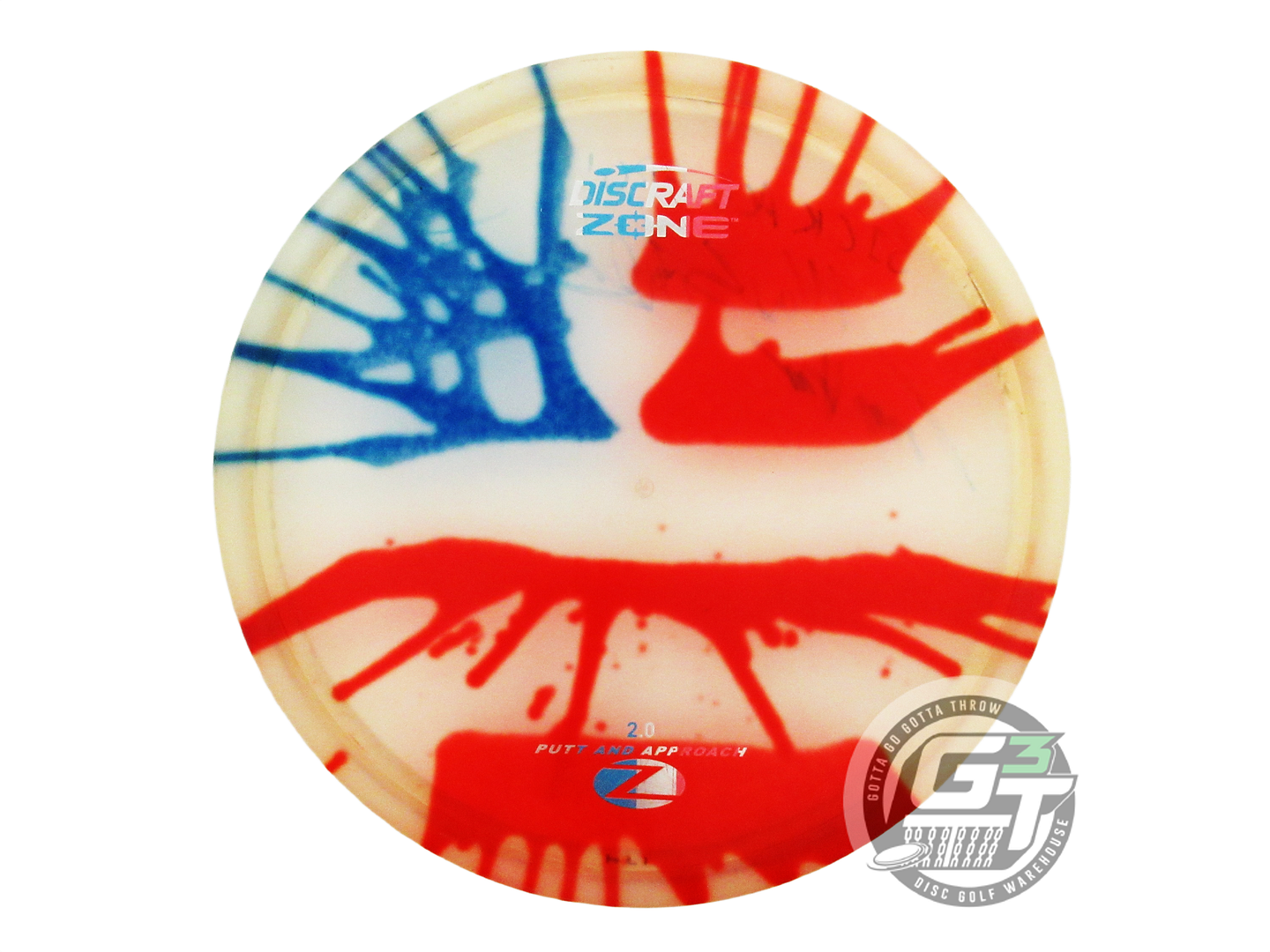 USED Discraft FlyDye Z Zone 174g Flag Putter Golf Disc