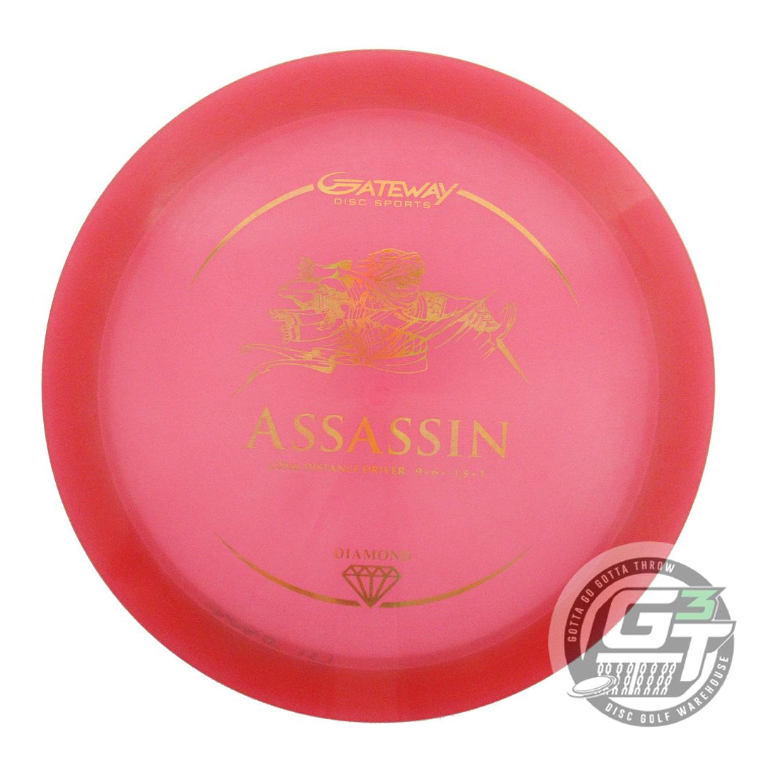 USED Gateway Diamond Assassin 171g Red Gold Holo Foil Fairway Driver Golf Disc