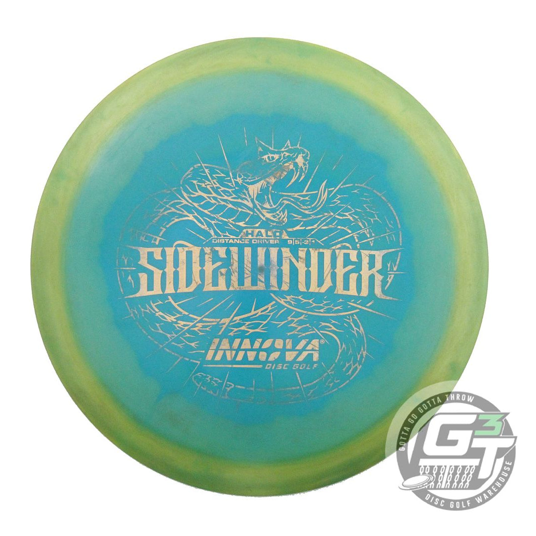 USED Innova Halo Star Sidewinder 150g Lime-Teal Distance Driver Golf Disc