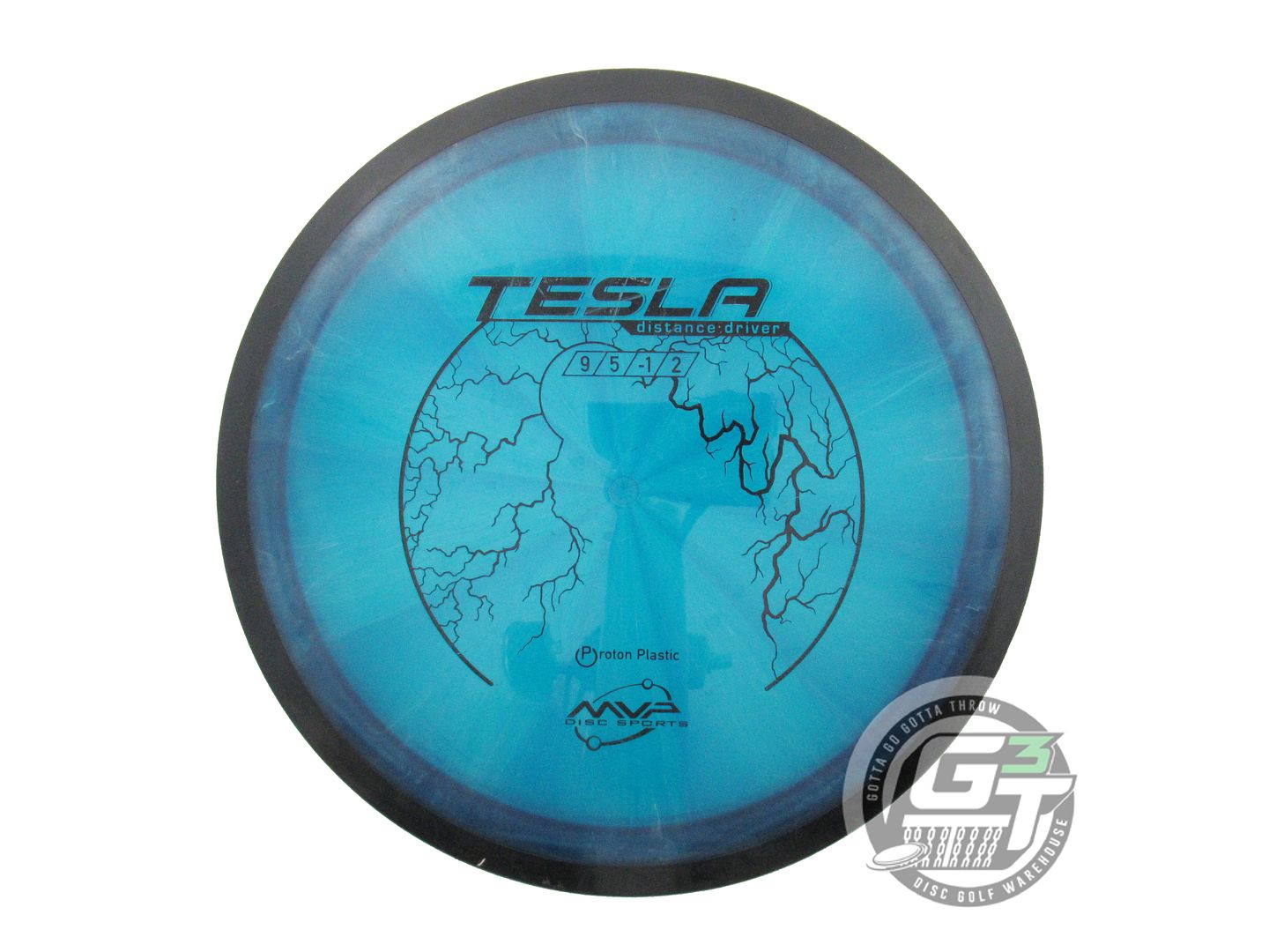 USED MVP Disc Sports Proton Tesla 158g Blue Distance Driver Golf Disc