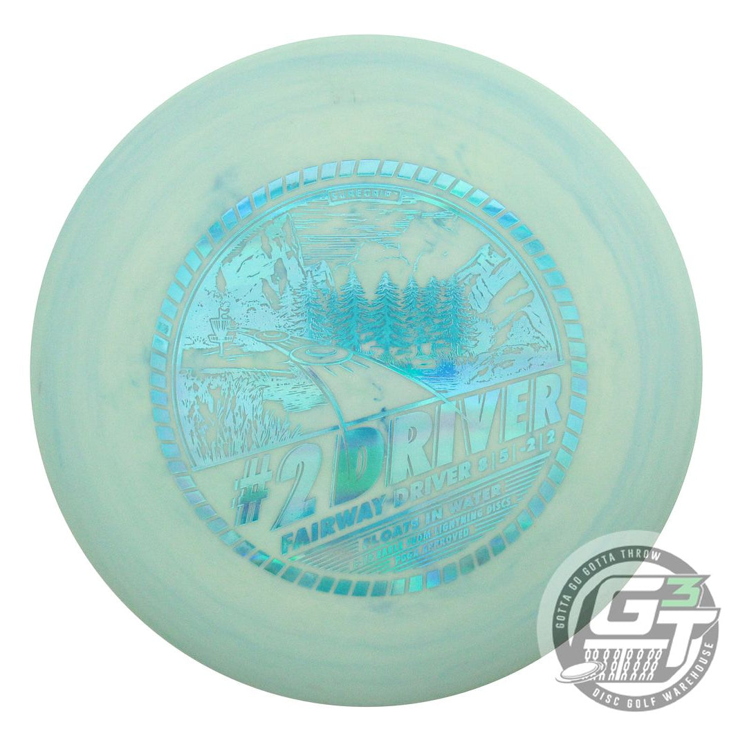USED Lightning SureGrip #2 Driver 171g Seafoam Aqua Foil Fairway Driver Disc
