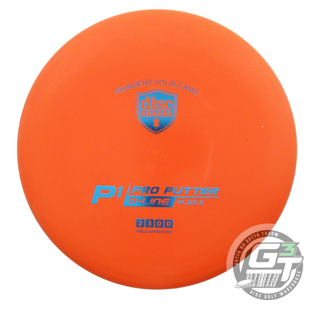 Discmania Originals D-Line Flex 2 P1 Putter Golf Disc (Individually Listed) - Gotta Go Gotta Throw