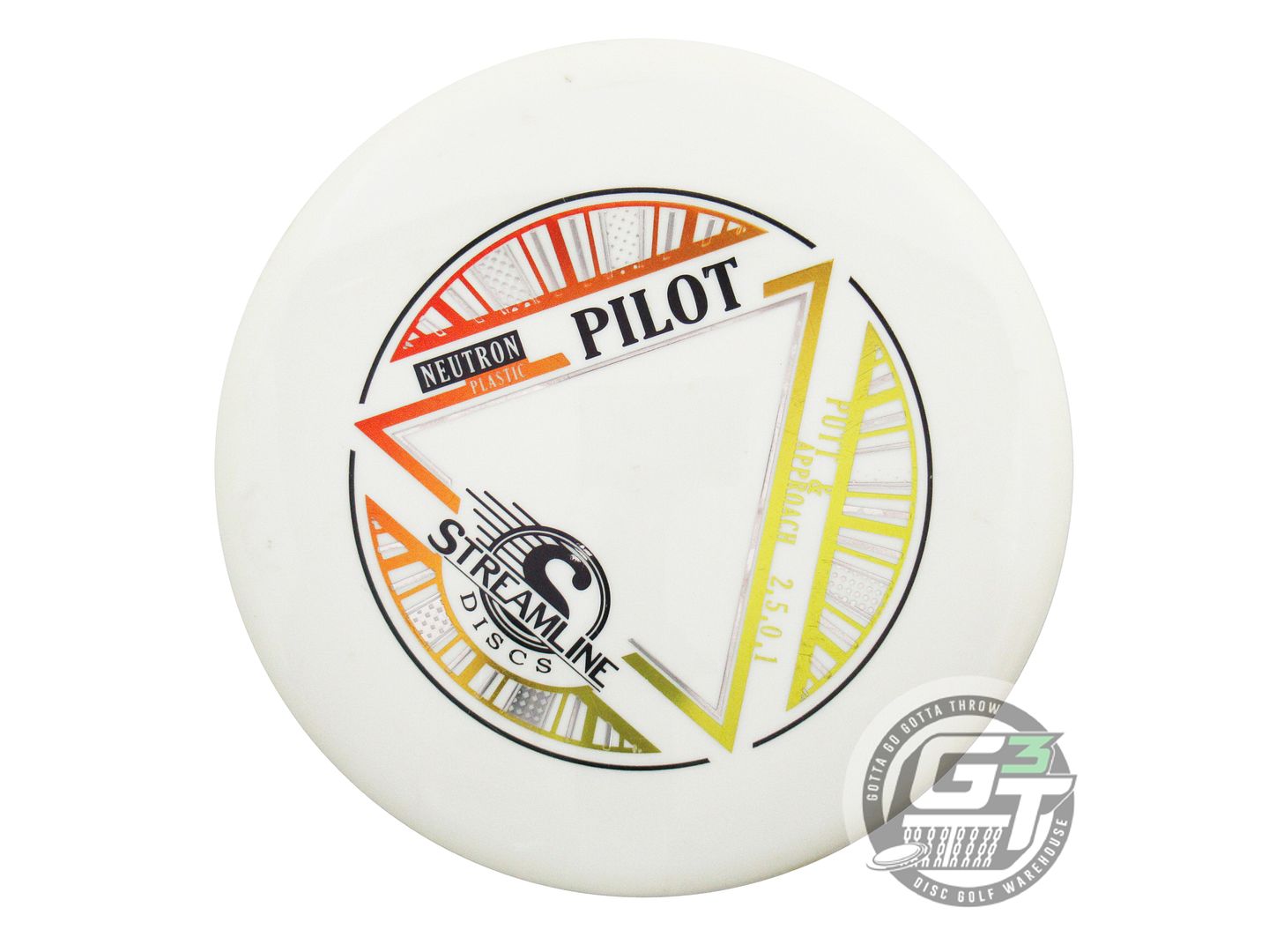 USED Streamline Discs Neutron Pilot 175g White Putter Golf Disc