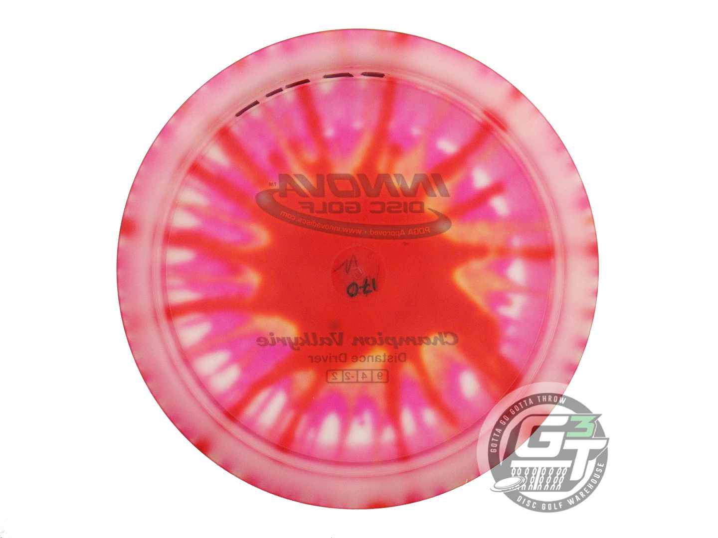 USED Innova I-DYE Champion Valkyrie 170g Pink Burst Distance Driver Golf Disc