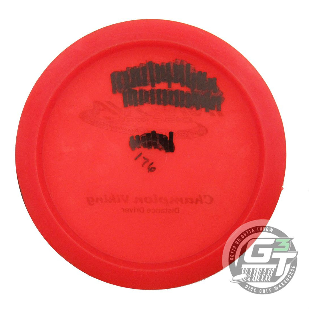 USED Innova Champion Viking 176g Red Green Foil PFN Distance Driver Golf Disc