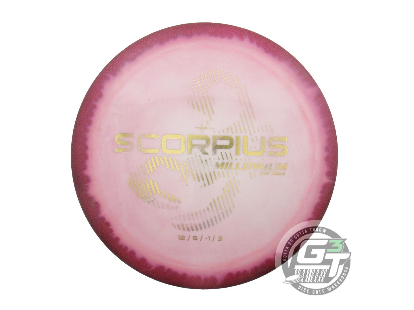 USED Millennium Helios Sirius Scorpius 177g Magenta-White Distance Driver Disc