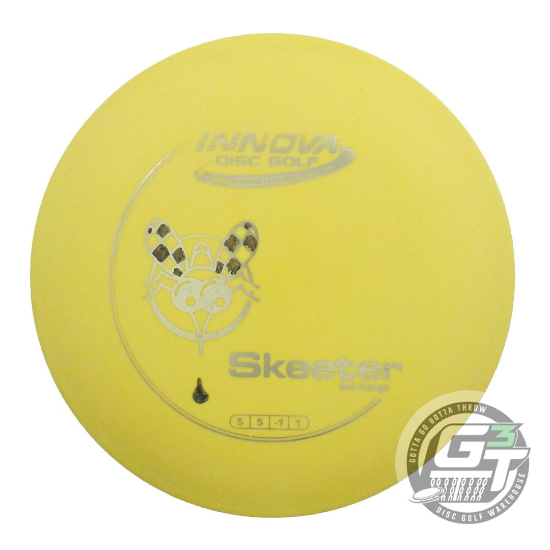 USED Innova DX Skeeter 176g Yellow Silver Foil Midrange Golf Disc