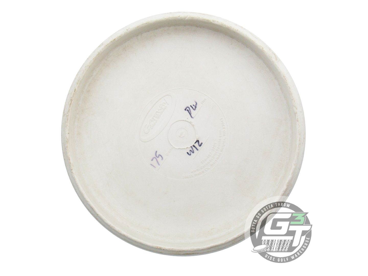 USED Gateway Pure White Wizard 175g White BLANK Putter Golf Disc