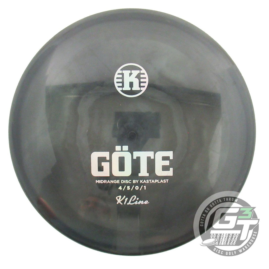 USED Kastaplast K1 Gote 179g Black Silver Holo Foil Midrange Golf Disc