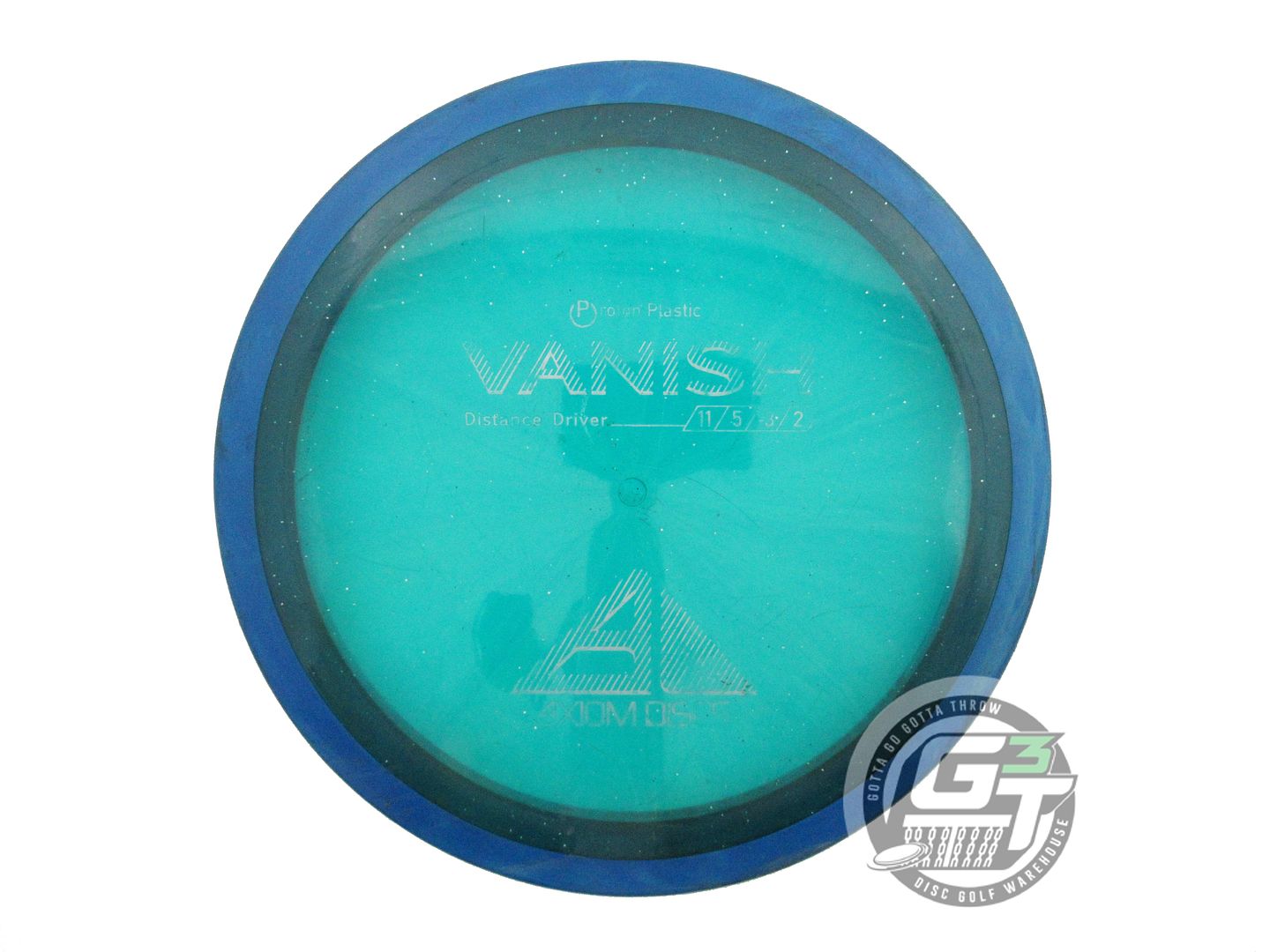 USED Axiom Discs Proton Vanish 174g Green Blue Rim Distance Driver Golf Disc