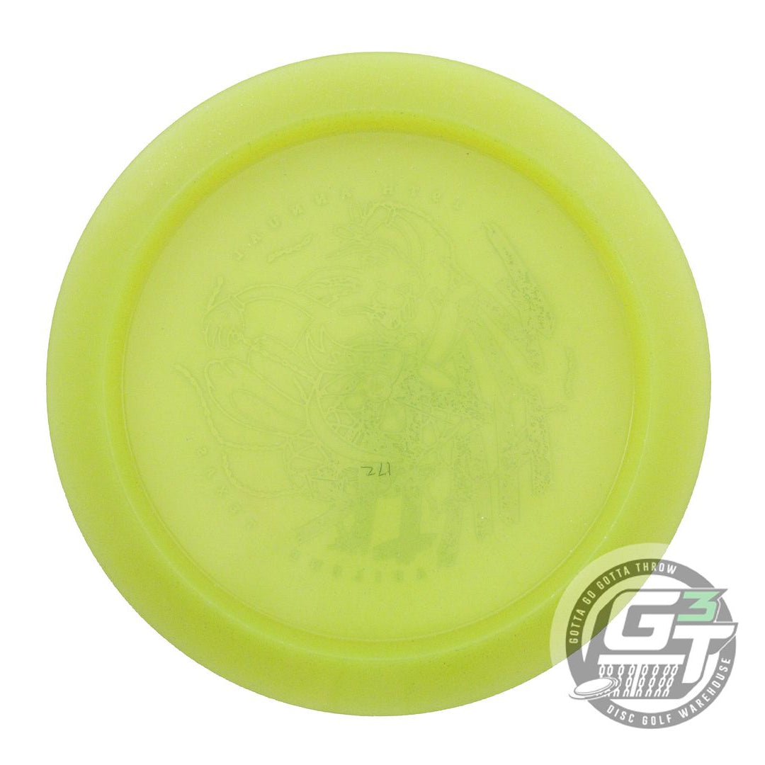 USED Dynamic Discs Lucid Trespass 171g Yellow Silver Foil Distance Driver Disc