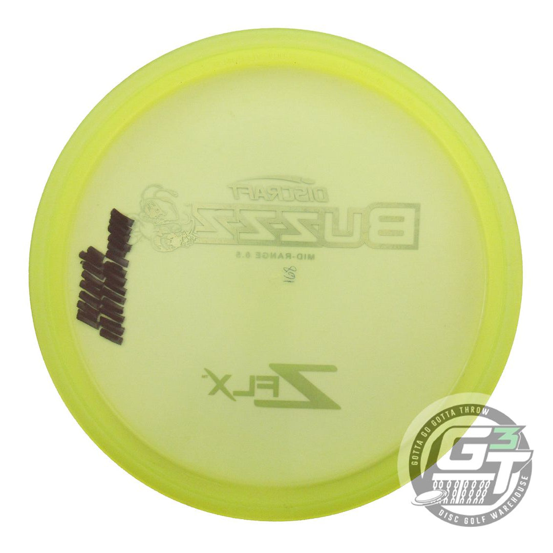 USED Discraft Z FLX Buzzz 168g Yellow Blue Camo Foil Midrange Golf Disc