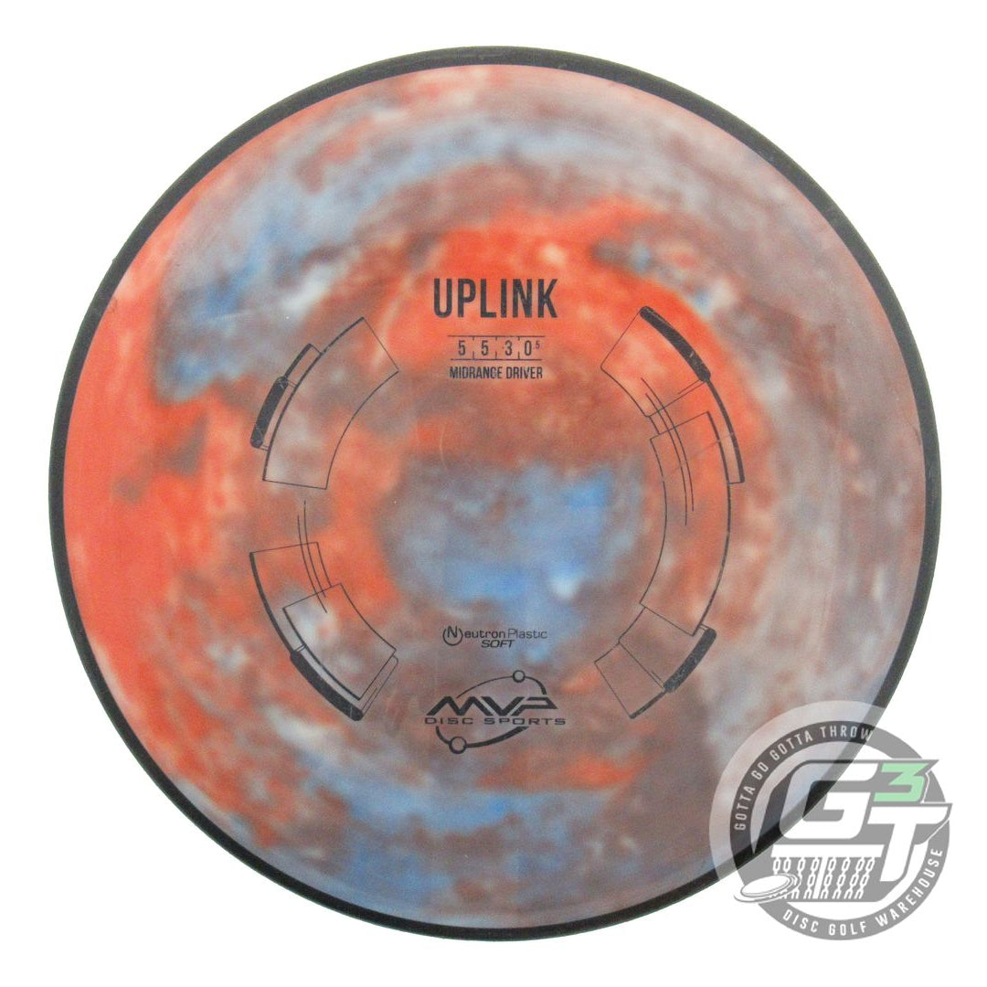 USED MVP Disc Sports Neutron Uplink 179g White HOME DYED Midrange Disc