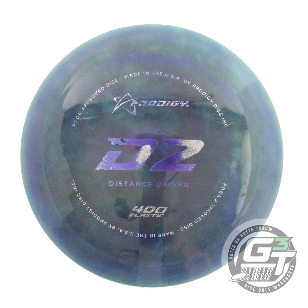 USED Prodigy Discs 400 D2 174g Teal HOME DYED Distance Driver Golf Disc