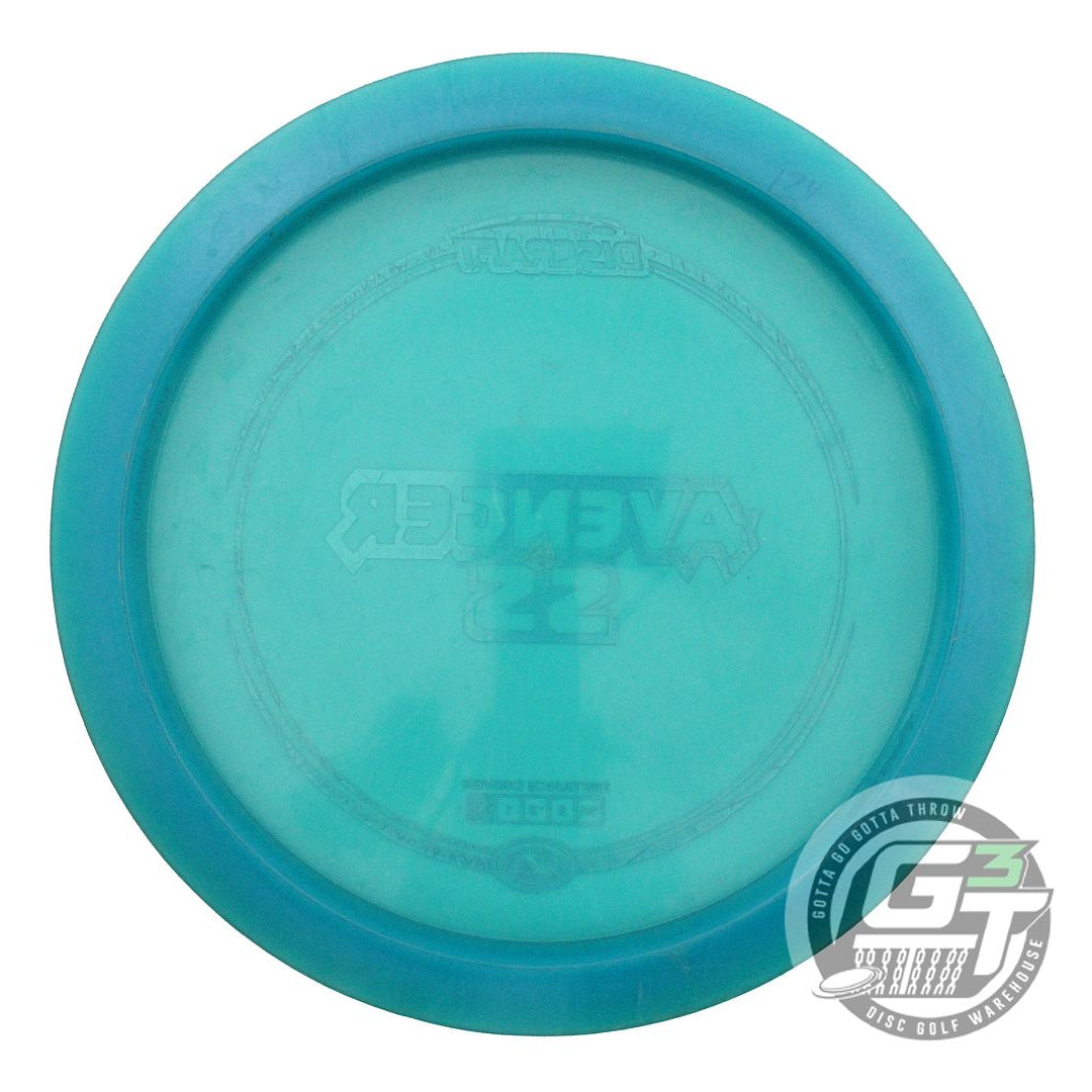 USED Discraft Z Avenger SS 174g Teal Purple Rose Foil Distance Driver Golf Disc