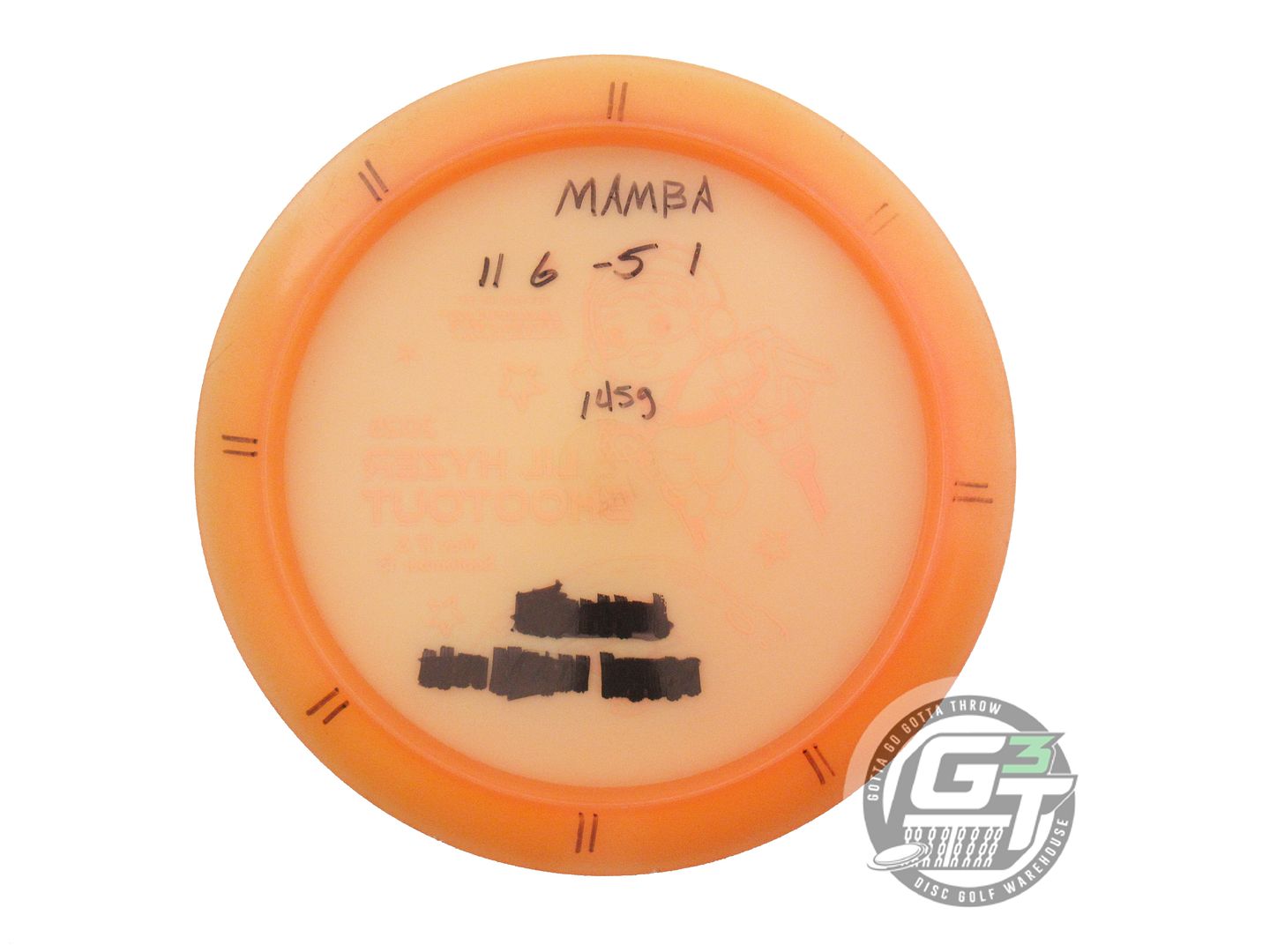 USED Innova Champion Mamba 145g Peach White Stamp Distance Driver Golf Disc