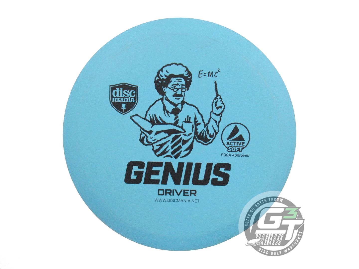 USED DiscMania Active Base Soft Genius 150g Teal Black Stamp Fairway Driver Disc