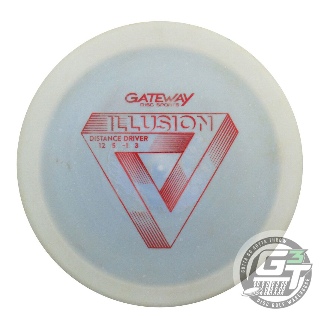 USED Gateway Platinum Illusion 176g White-Blue Red Foil Distance Driver Disc