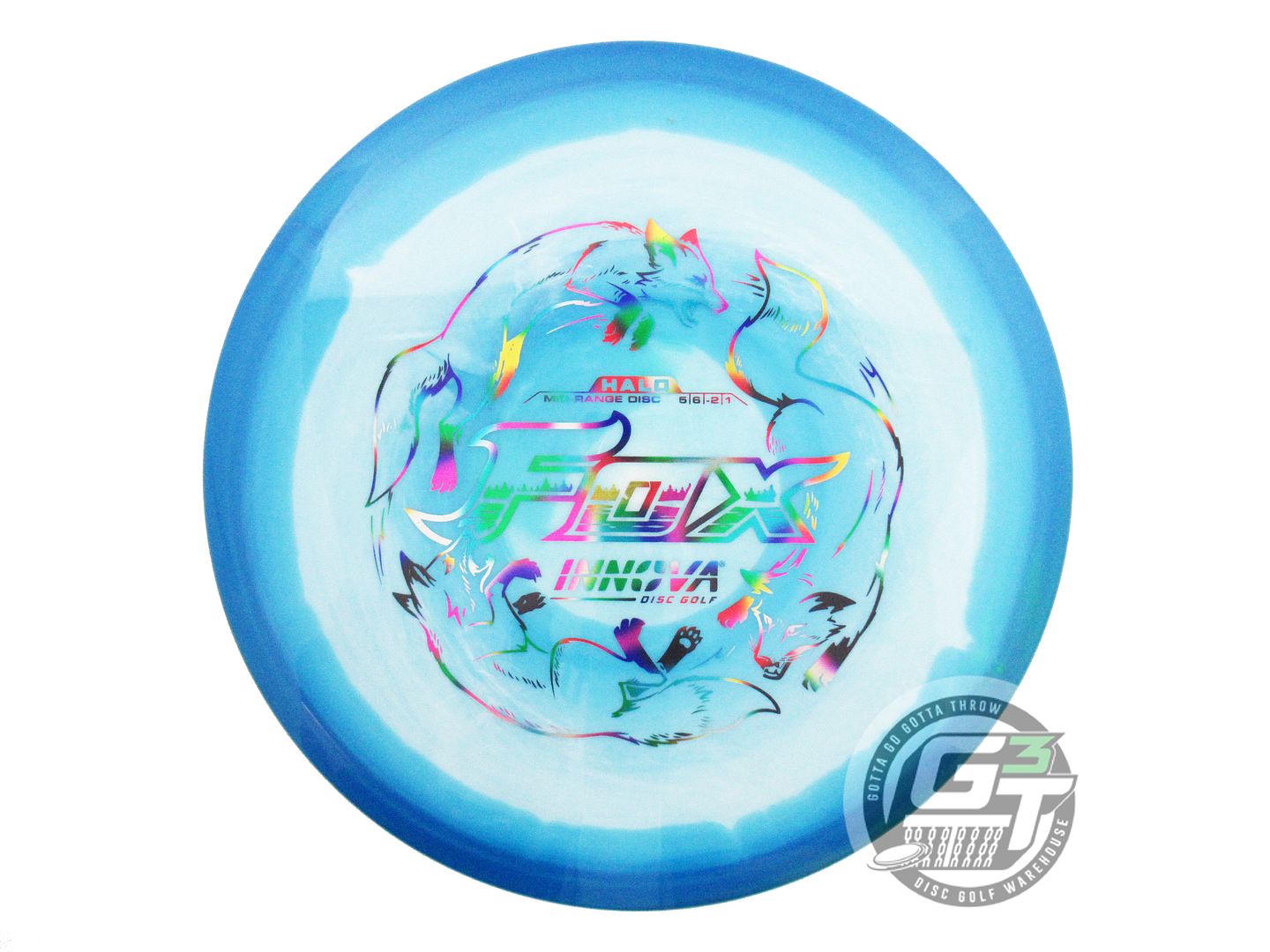 USED Innova Halo Star Fox 180g Blue-White Midrange Golf Disc