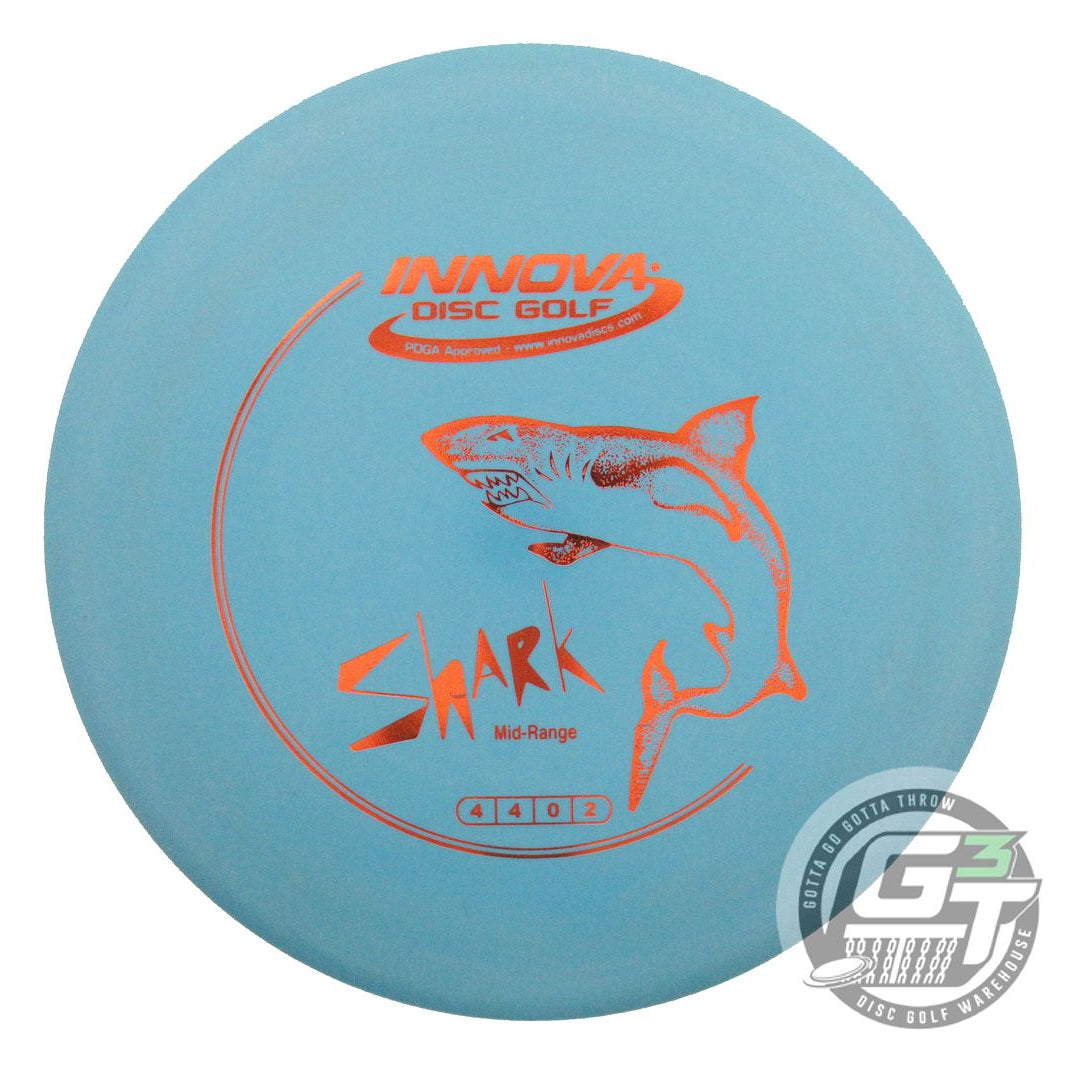 USED Innova DX Shark 172g Teal Orange Foil Midrange Golf Disc