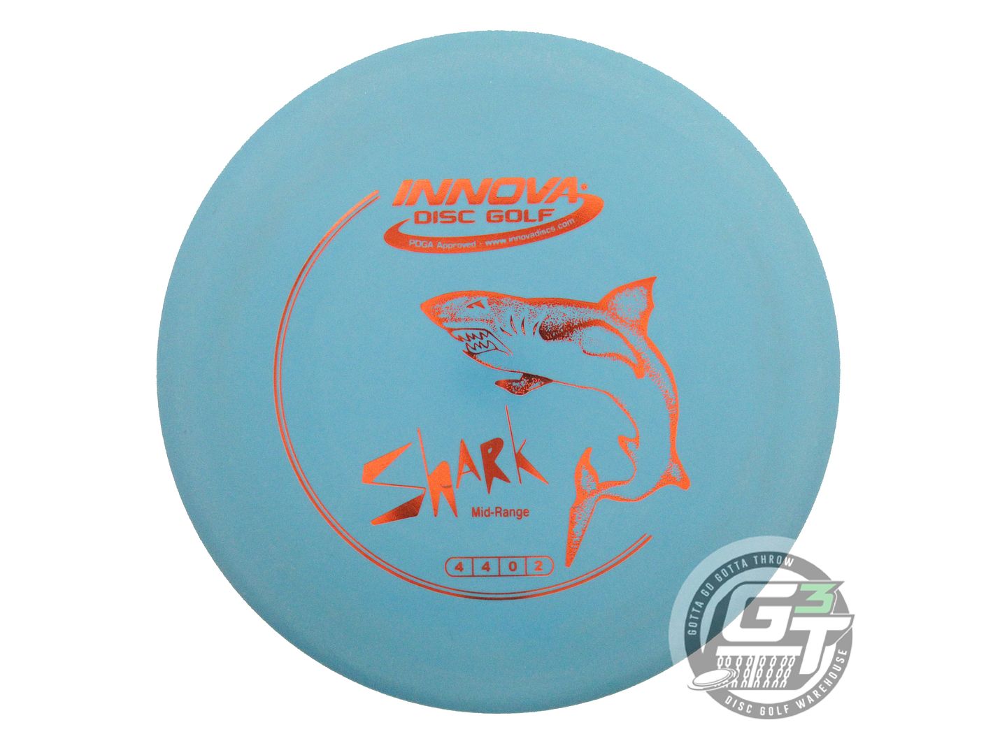 USED Innova DX Shark 172g Teal Orange Foil Midrange Golf Disc