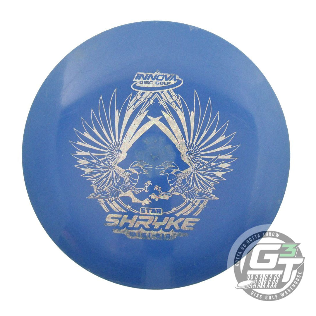 USED Innova Star Shryke 176g Blue Holo Bubble Foil Distance Driver Golf Disc