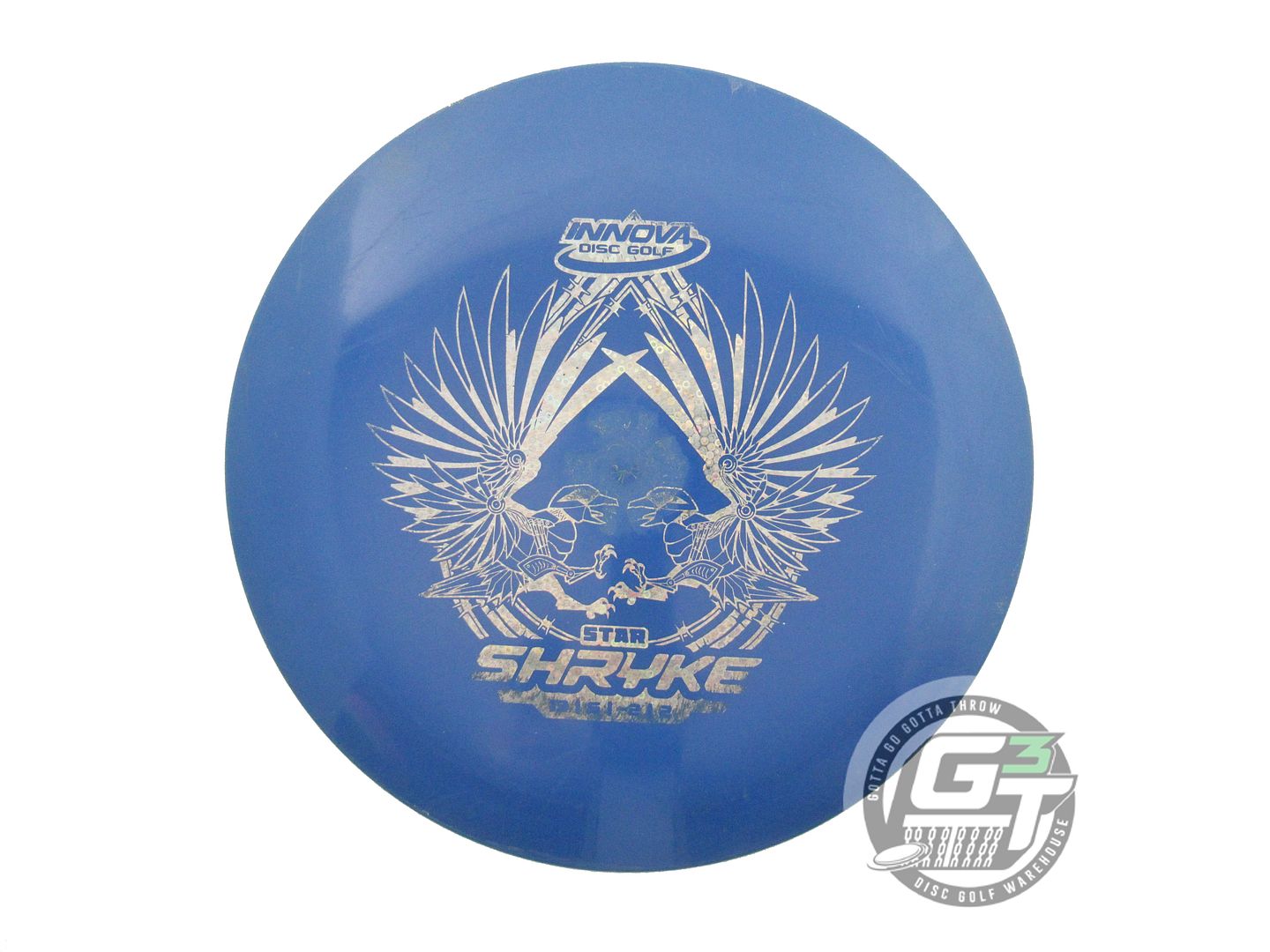 USED Innova Star Shryke 176g Blue Holo Bubble Foil Distance Driver Golf Disc