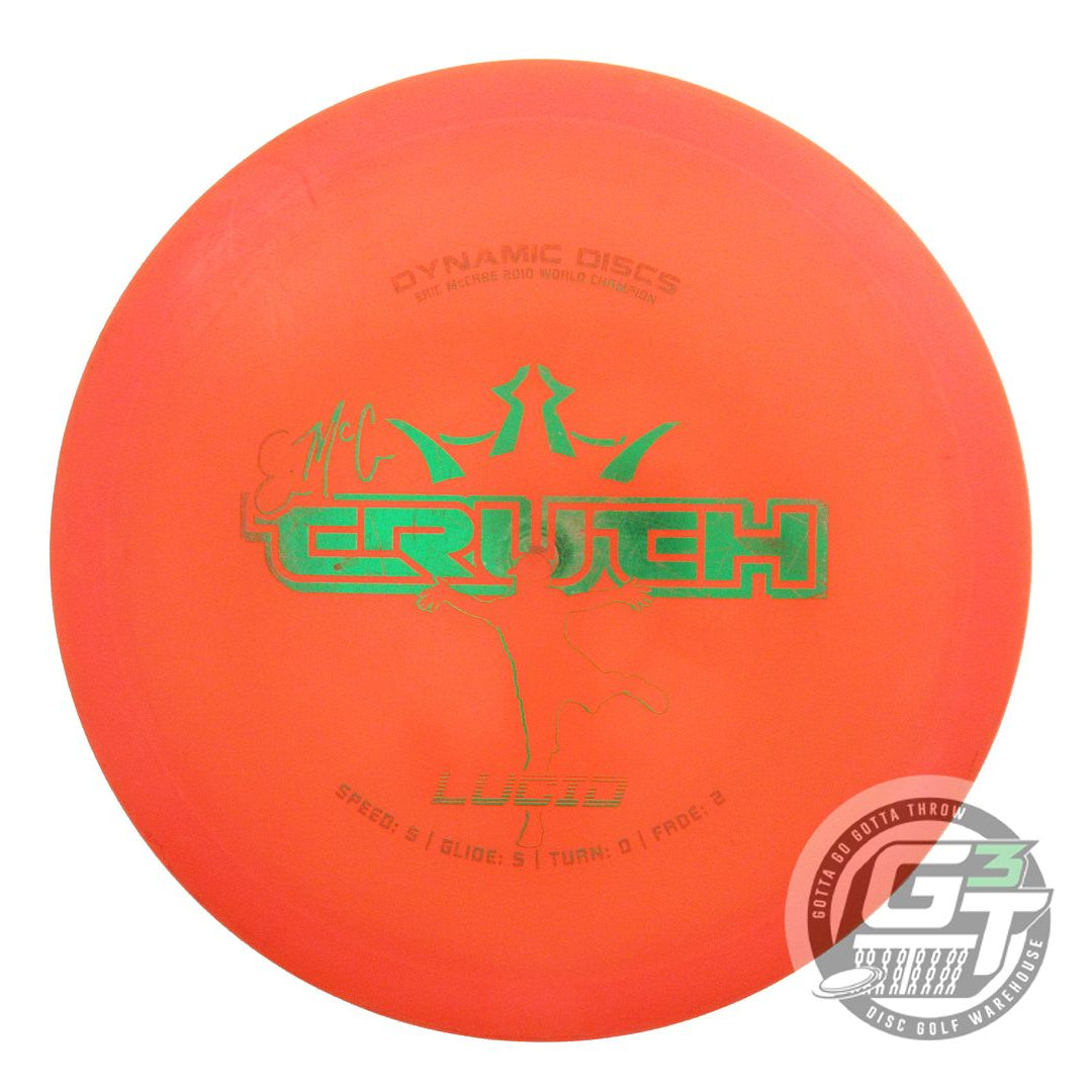 USED Dynamic Discs Lucid EMAC Truth 180g Orange Green Foil Midrange Golf Disc