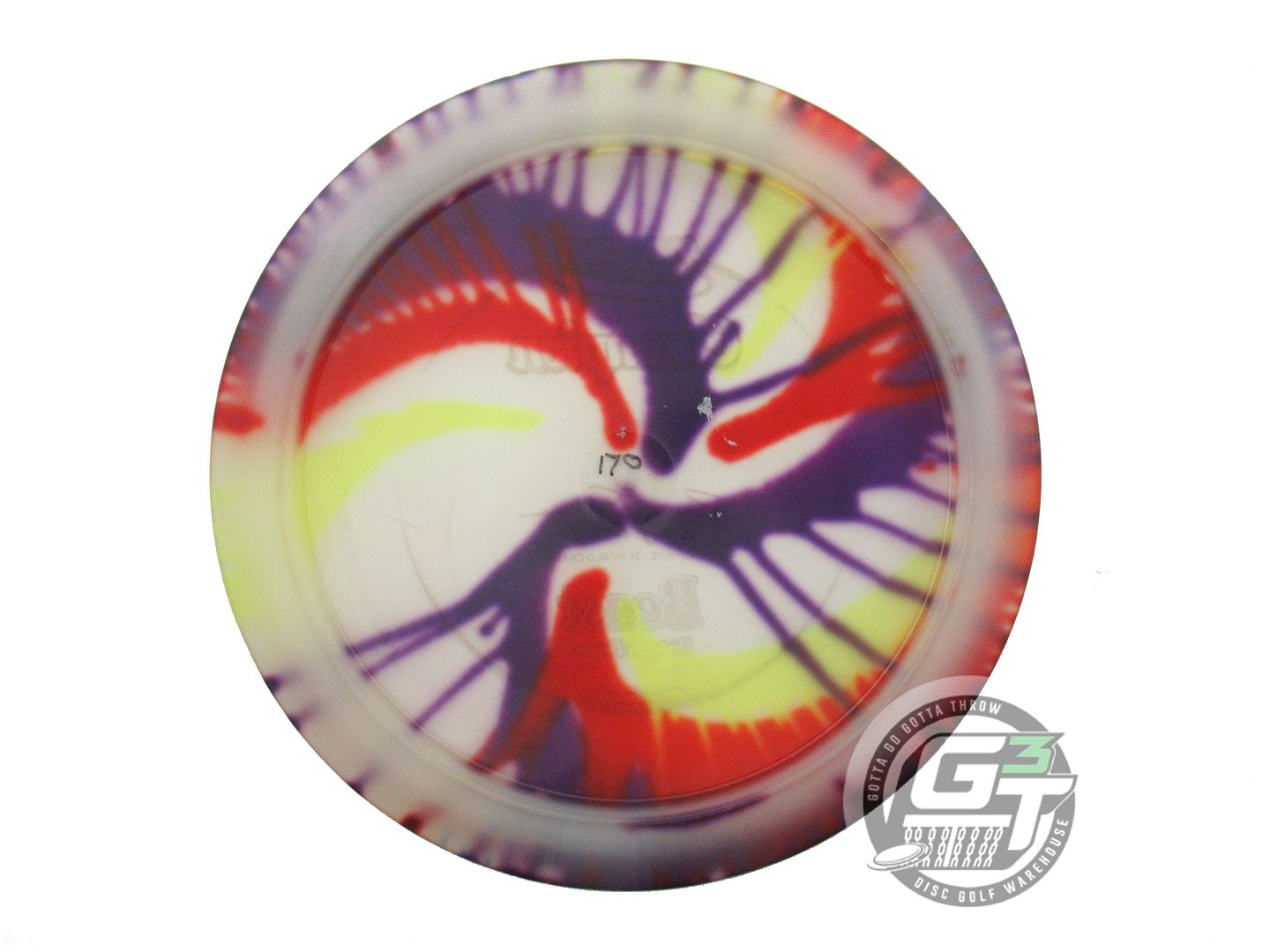 USED Innova I-DYE Champion Beast 170g Spiral Splatter Distance Driver Golf Disc