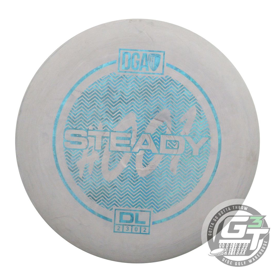USED DGA D-Line Steady 173g Gray Teal Shatter Foil Putter Golf Disc
