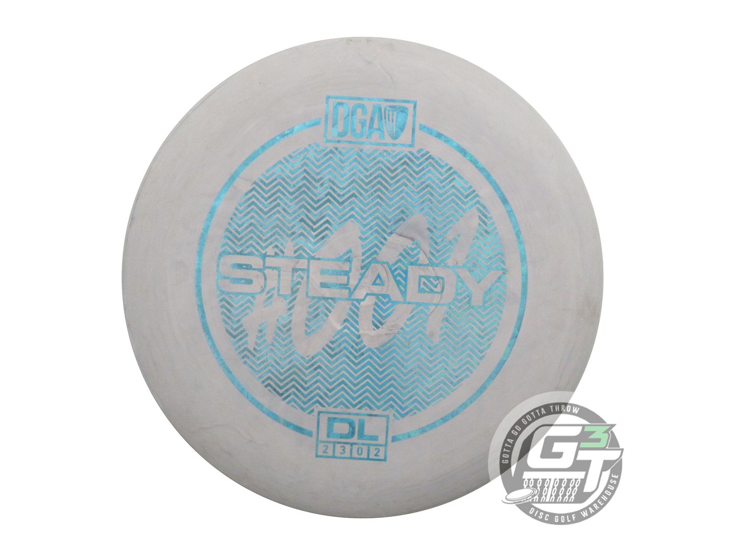 USED DGA D-Line Steady 173g Gray Teal Shatter Foil Putter Golf Disc