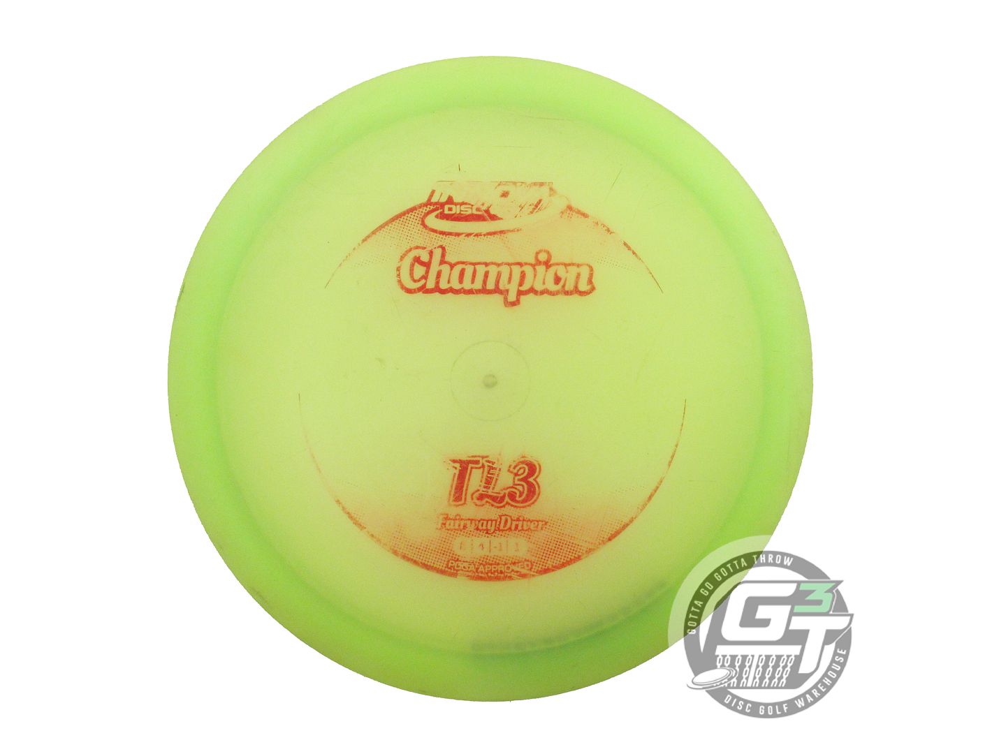 USED Innova Champion TL3 167g Lime Red Foil Fairway Driver Golf Disc