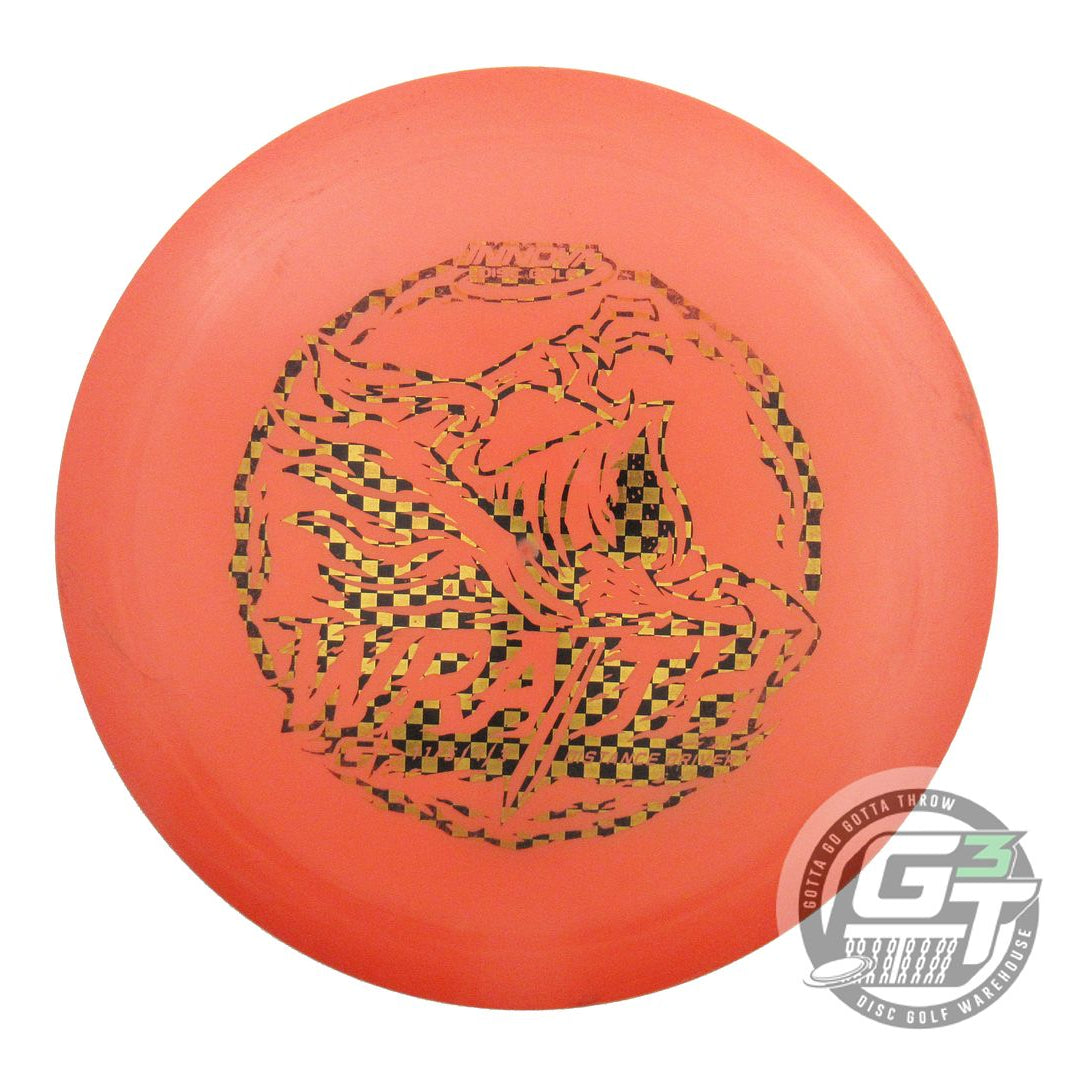 USED Innova GStar Wraith 175g Orange Checker Foil Distance Driver Golf Disc