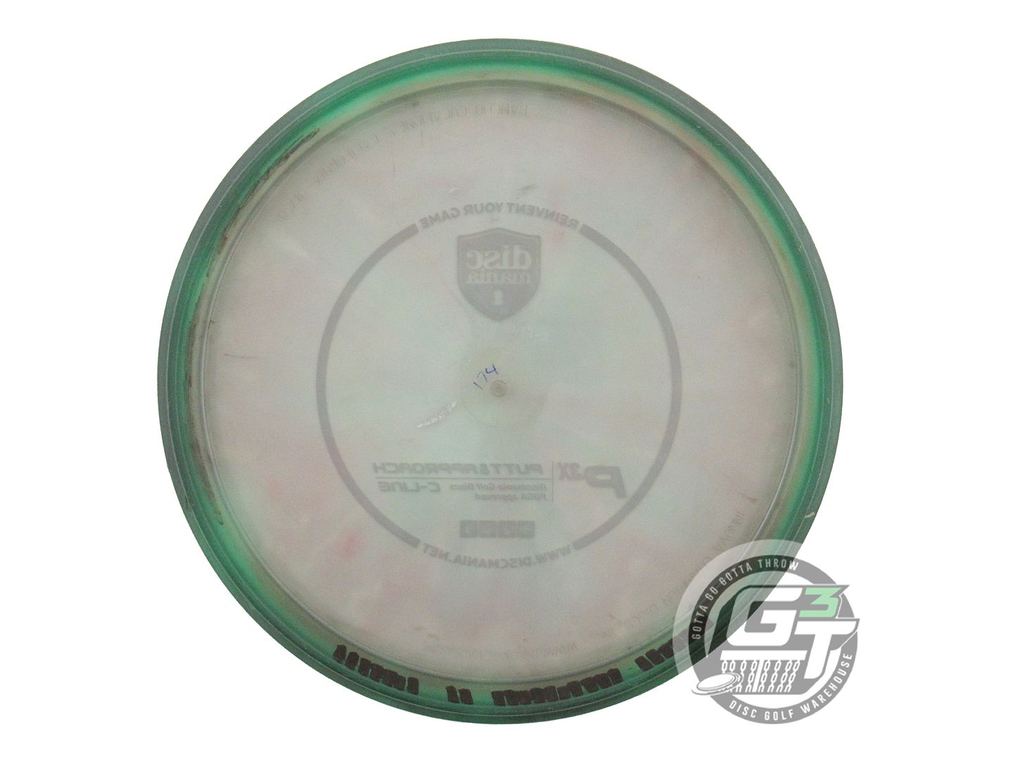 USED DiscMania C-Line P3x 174g Green White Stamp Putter Golf Disc