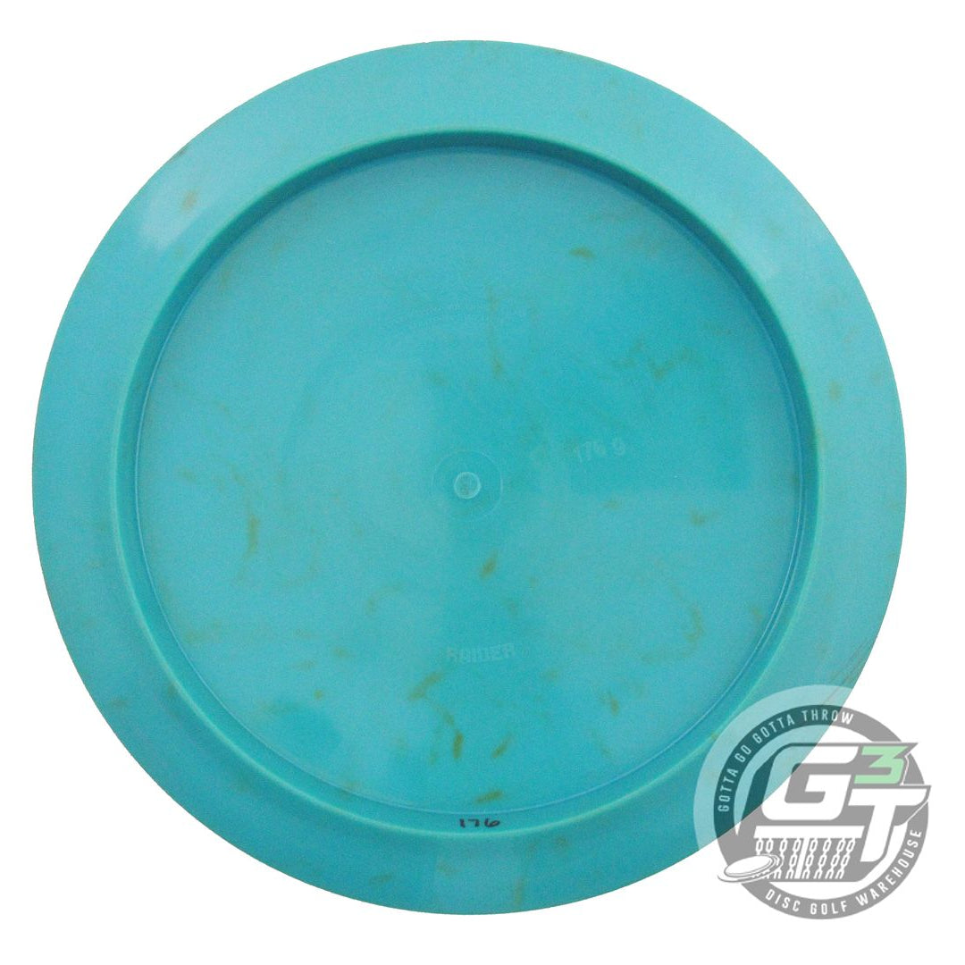 USED Dynamic Discs Fuzion Raider 176g Teal Purple Foil Distance Driver Golf Disc