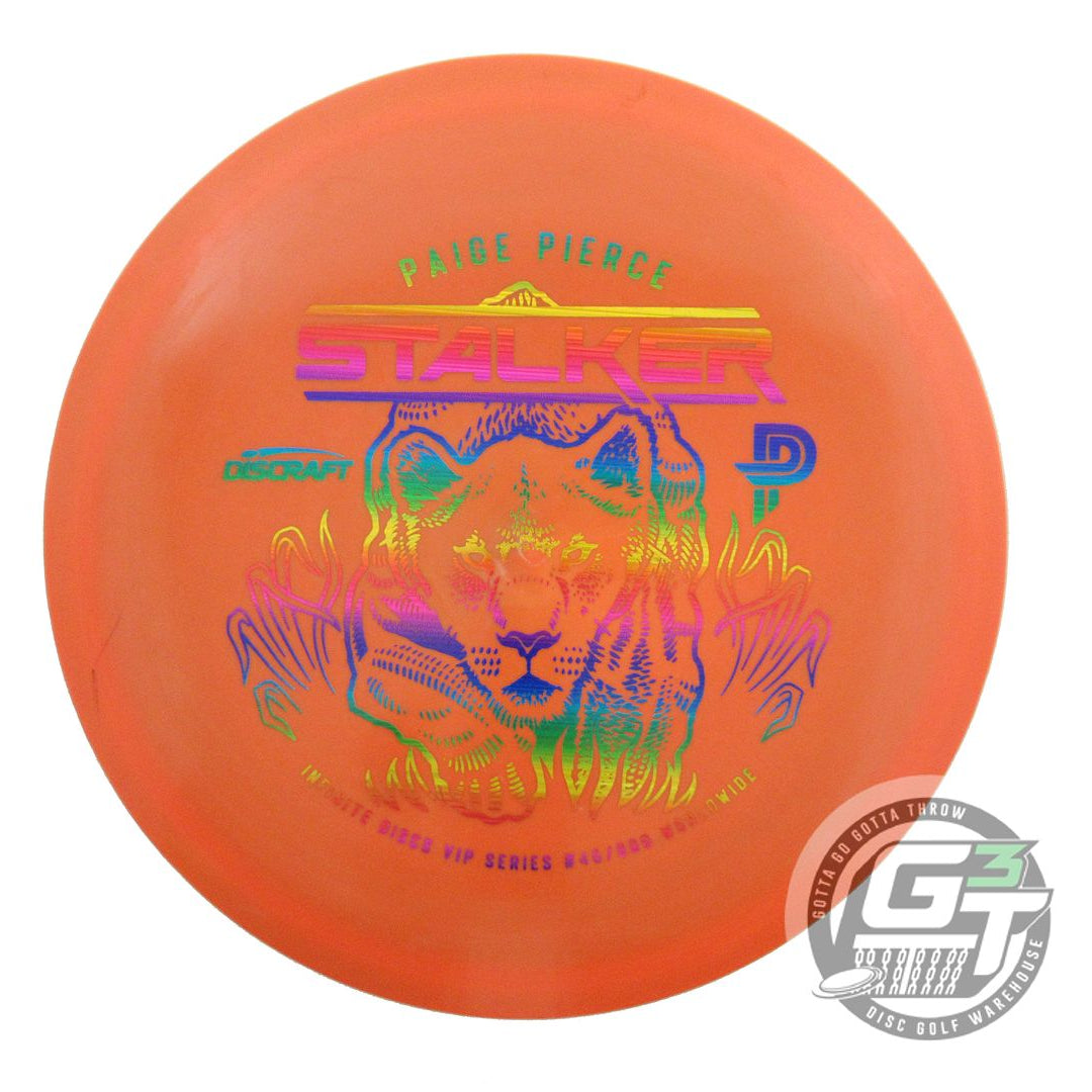 USED Discraft VIP SERIES ESP Stalker 166g Orange Rainbow Laser /800 Driver Disc