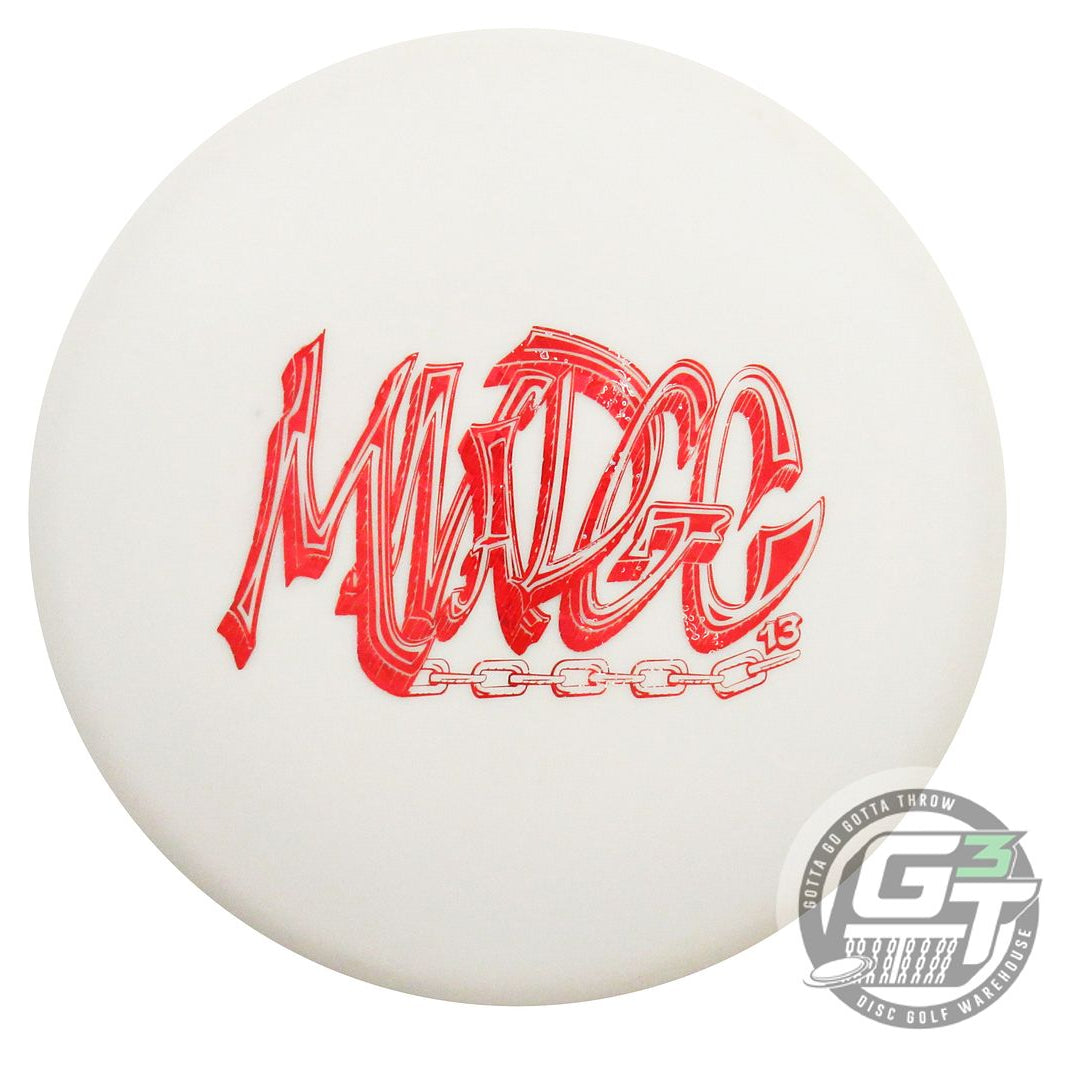 USED Innova DX San Marino Roc 180g White Red Shatter Foil Midrange Golf Disc