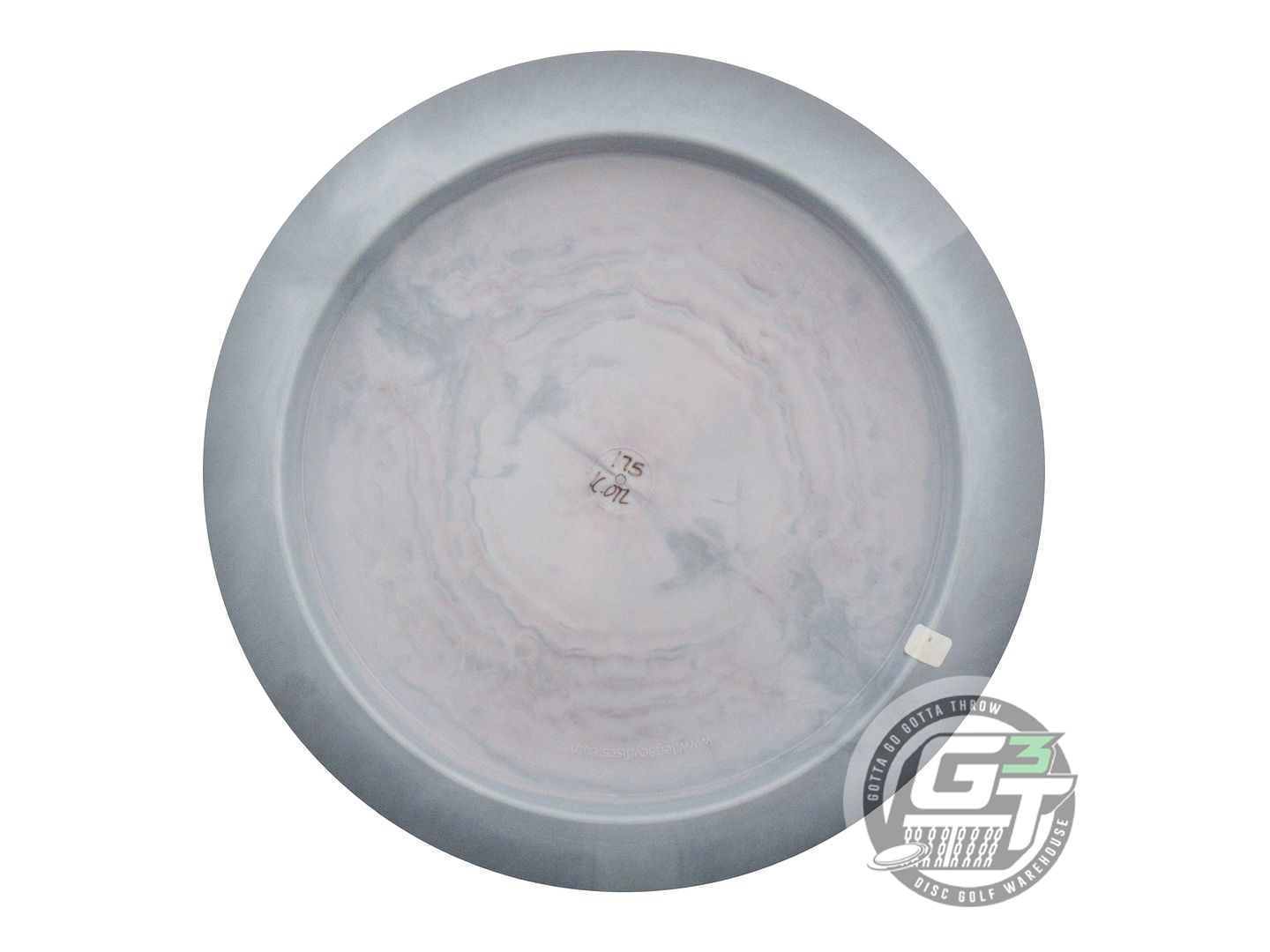 USED Legacy Discs Swirly Icon Outlaw 175g Gray Distance Driver Golf Disc