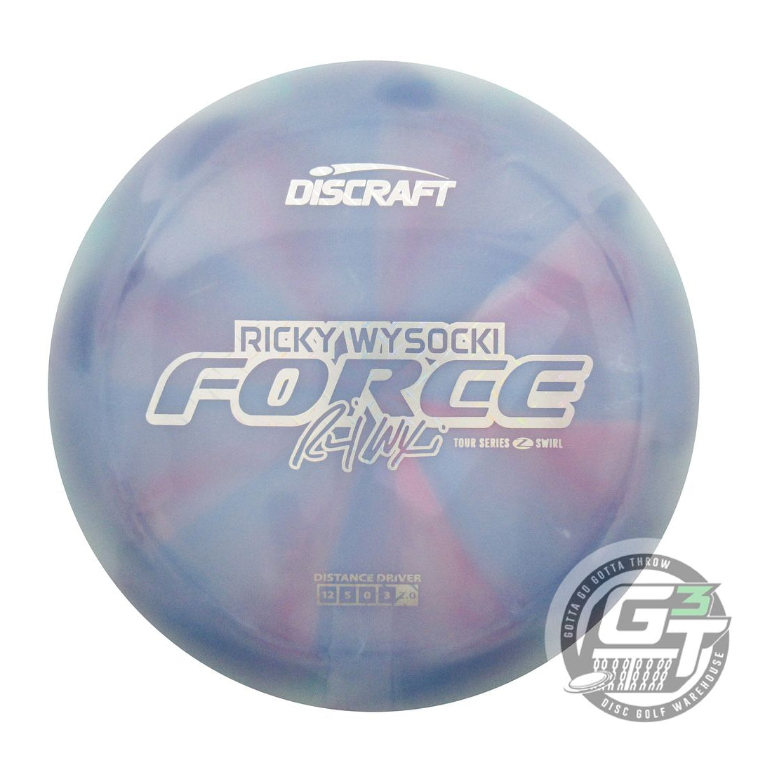 Discraft Limited Edition 2025 Tour Series Ricky Wysocki Swirl Elite Z Force Distance Driver Golf Disc (Individually Listed)