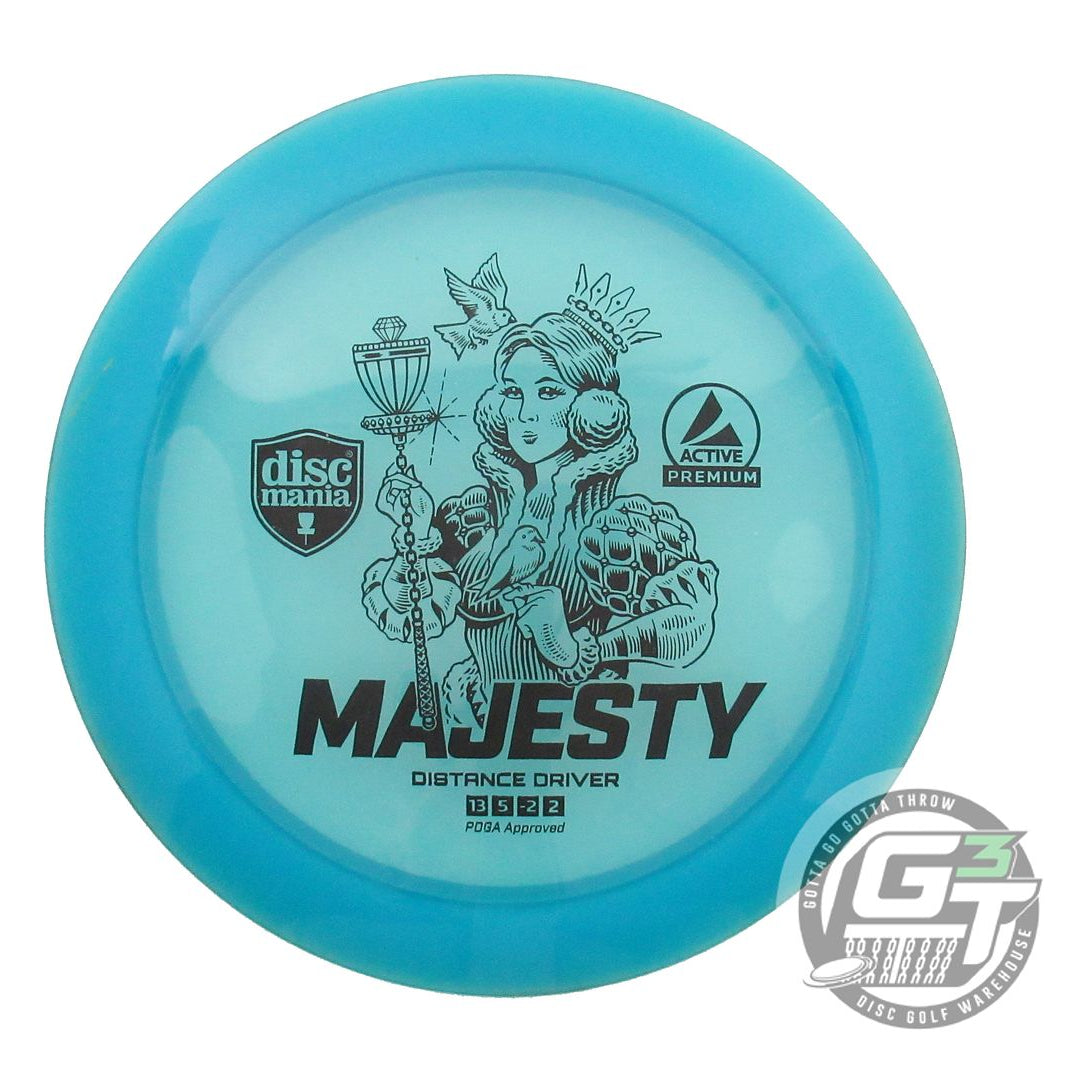 USED DiscMania Active Premium Majesty 173g Teal Black Stamp Driver Golf Disc