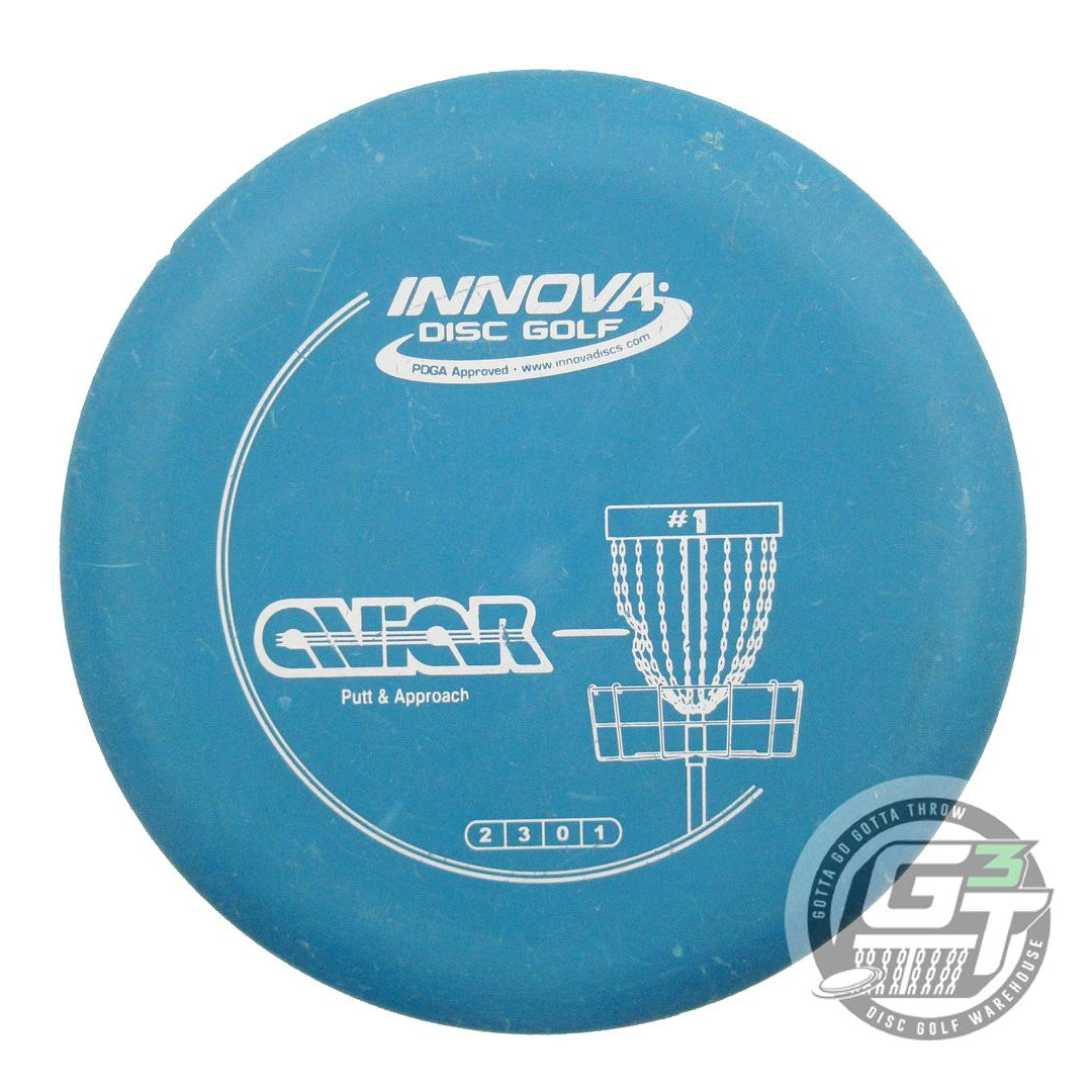 USED Innova DX Aviar 165g Blue White Stamp Putter Golf Disc