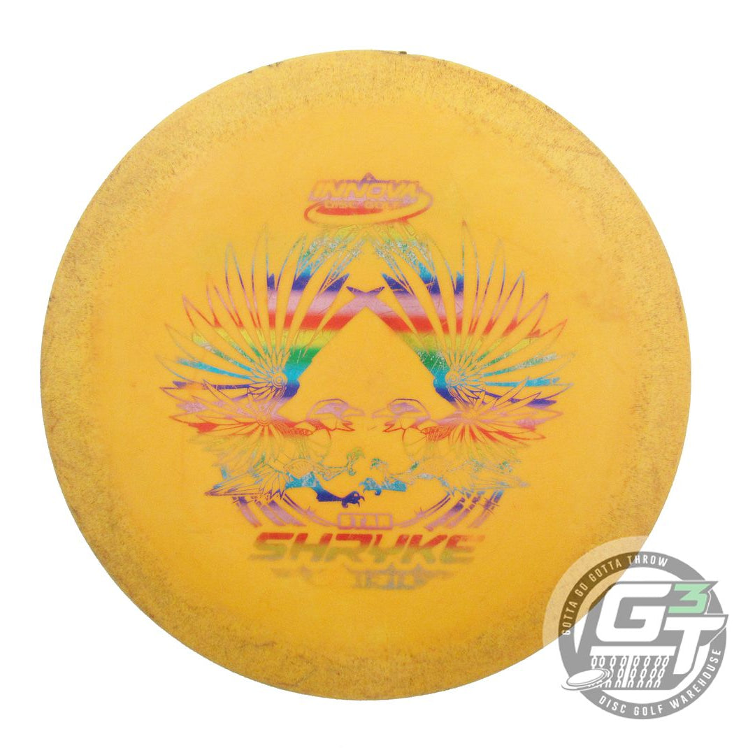 USED Innova Star Shryke 158g Marigold Rainbow Foil A Distance Driver Golf Disc