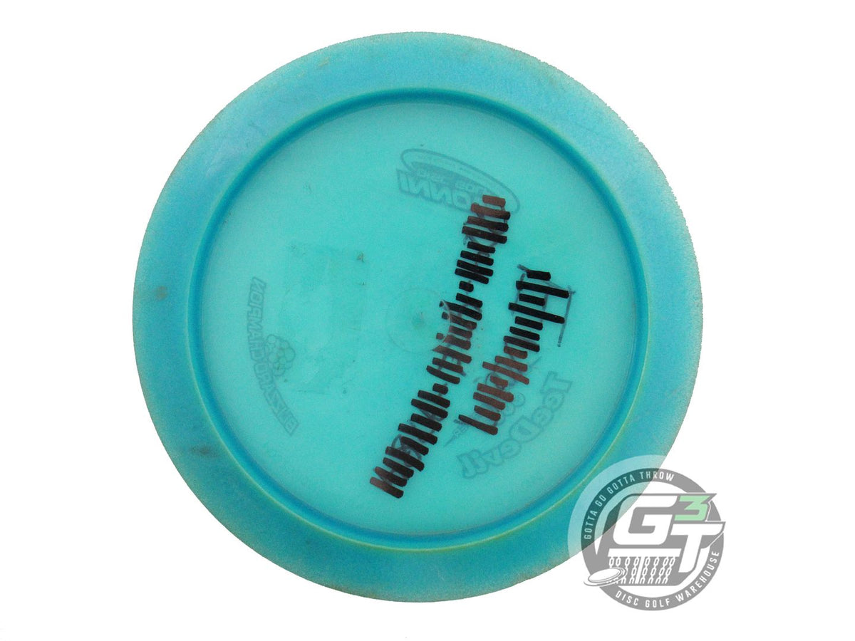 USED Innova Blizzard Teedevil 159g Teal Silver Stamp Distance Driver Golf Disc