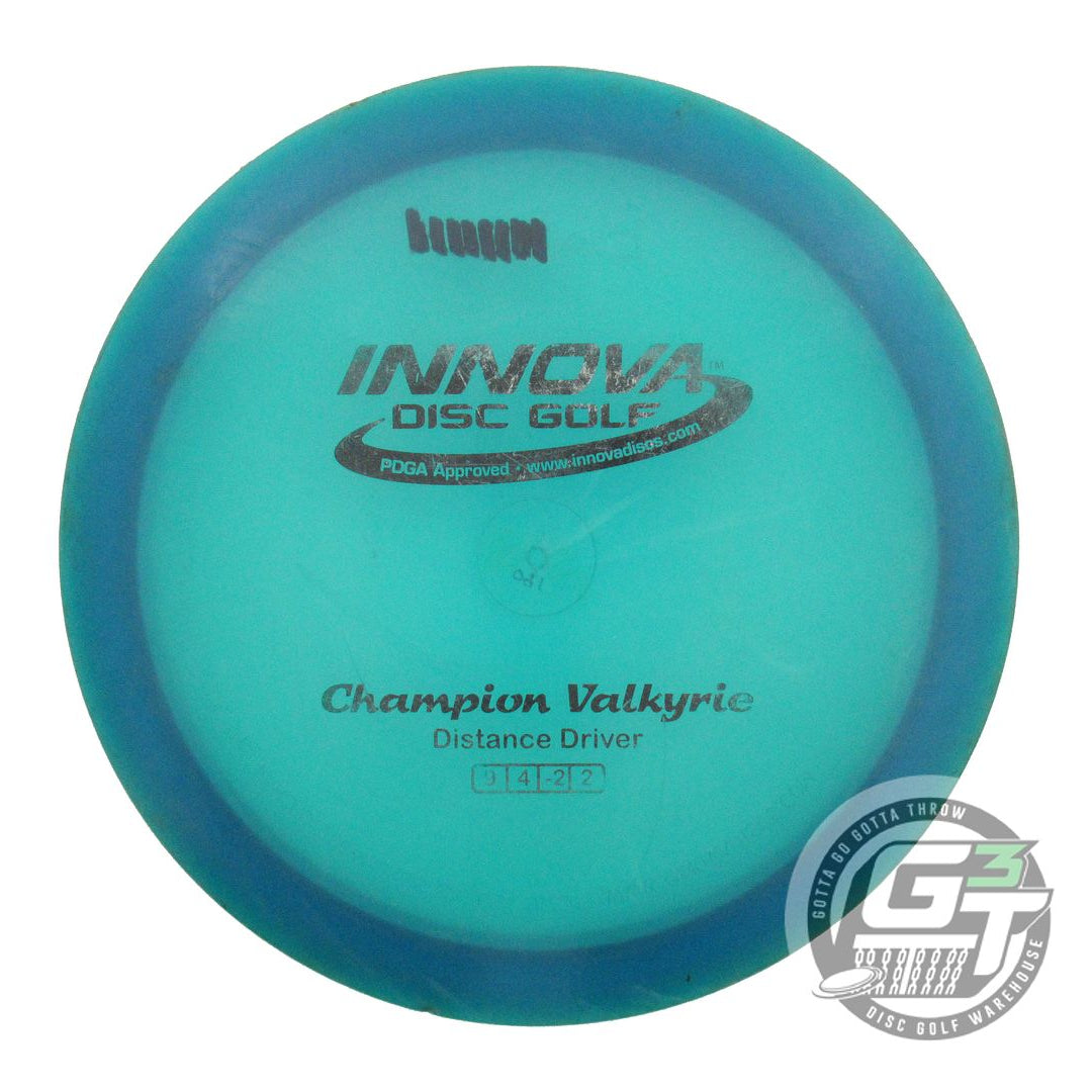 USED Innova Champion Valkyrie 160g Blue Black Stamp Distance Driver Golf Disc